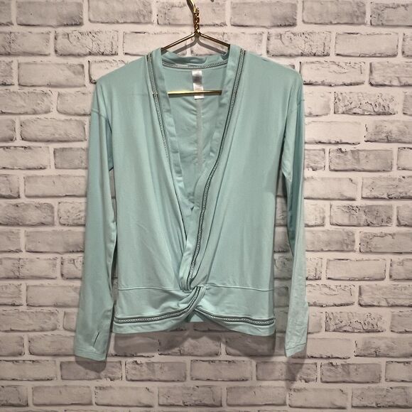 Ivivva by Lululemon Open Front Knot Long Sleeve Size 14 - Picture 1 of 6